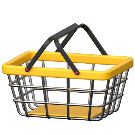 Shopping Basket  3D Icon