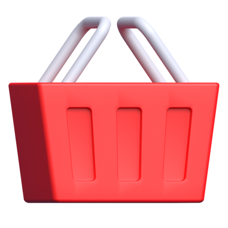 Shopping Basket  3D Icon