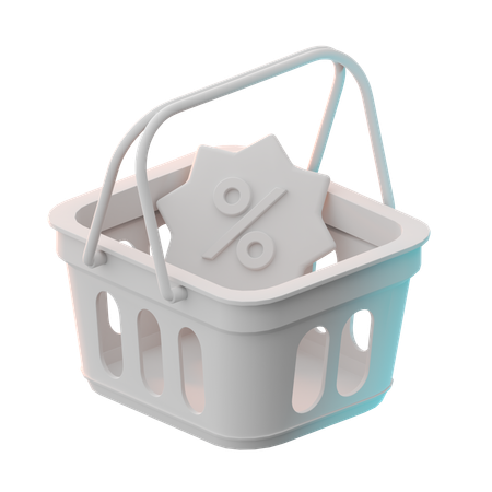 Shopping Basket  3D Icon