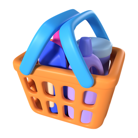 Shopping Basket  3D Icon