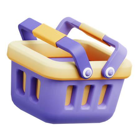 Shopping Basket  3D Icon