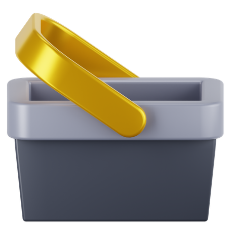 Shopping Basket  3D Icon