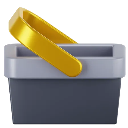 Shopping Basket  3D Icon