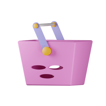 Shopping Basket  3D Icon