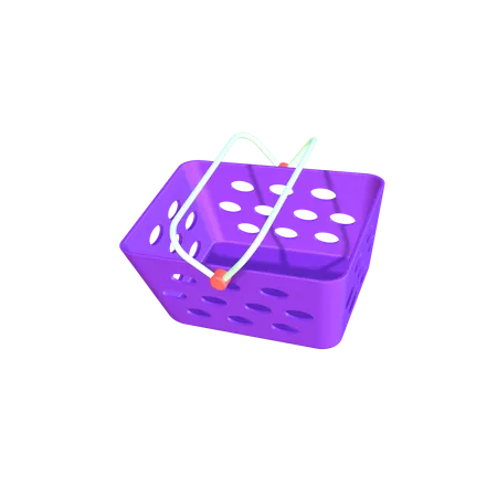 Shopping Basket  3D Icon