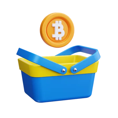 Shopping basket  3D Icon