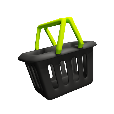 Shopping Basket  3D Icon