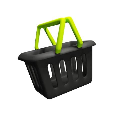 Shopping Basket  3D Icon