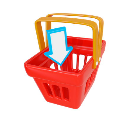 Shopping Basket  3D Icon