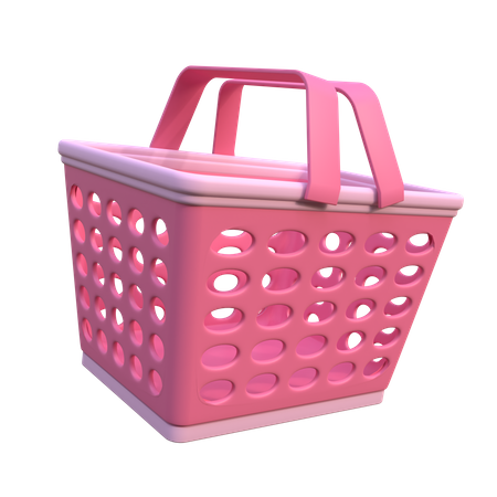 Shopping Basket  3D Icon