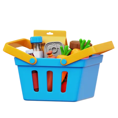 Shopping basket  3D Icon