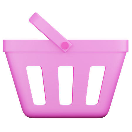 Shopping Basket  3D Icon