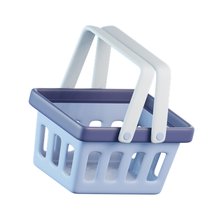 Shopping Basket  3D Icon