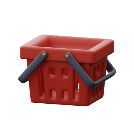 Shopping basket  3D Icon