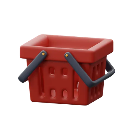 Shopping basket  3D Icon