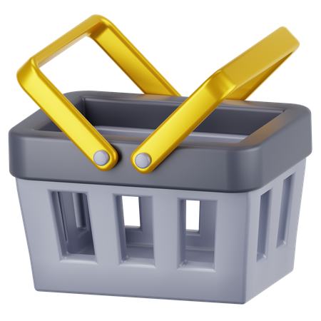 Shopping Basket  3D Icon