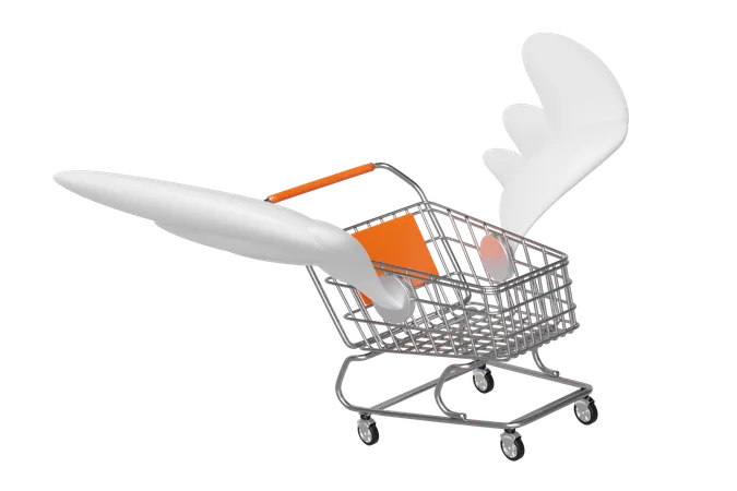 Shopping Basket  3D Icon