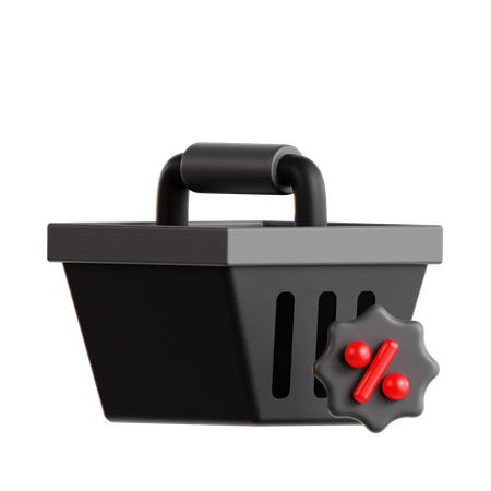 Shopping Basket  3D Icon