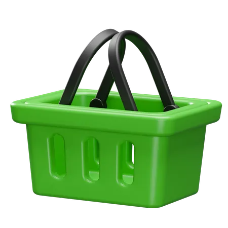 Shopping Basket  3D Icon