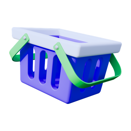 Shopping Basket  3D Icon