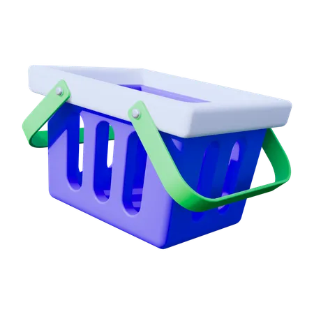 Shopping Basket  3D Icon