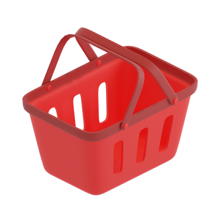 Shopping Basket  3D Icon