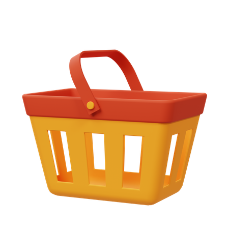 Shopping Basket  3D Icon