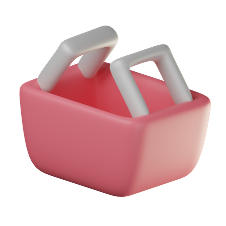 Shopping Basket  3D Icon