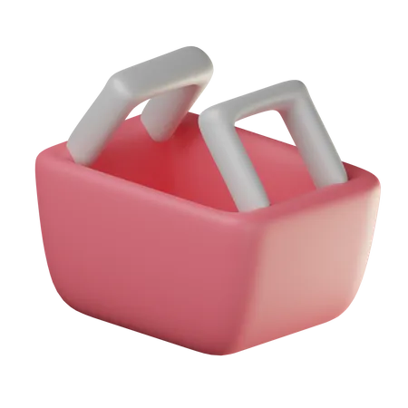 Shopping Basket  3D Icon