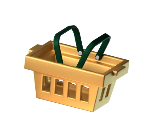 Shopping Basket  3D Icon