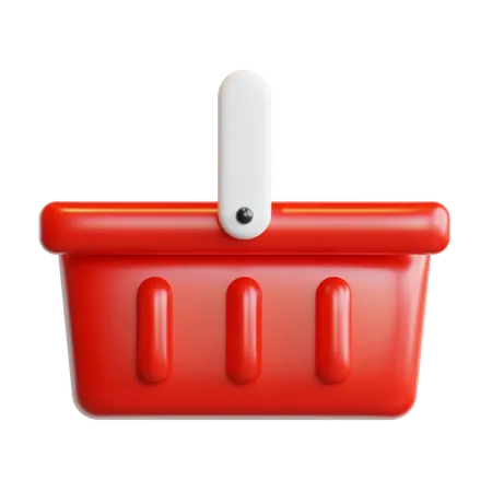 Shopping Basket  3D Icon