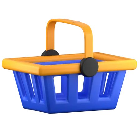 Shopping Basket  3D Icon