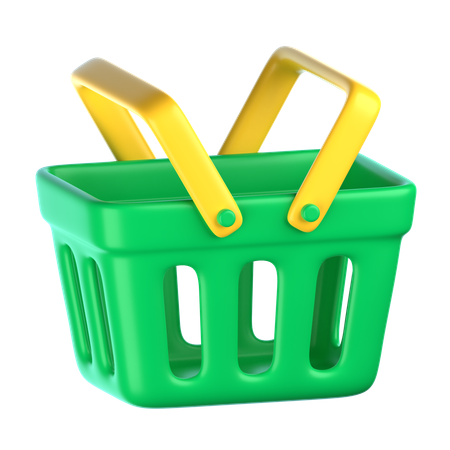 Shopping Basket  3D Icon