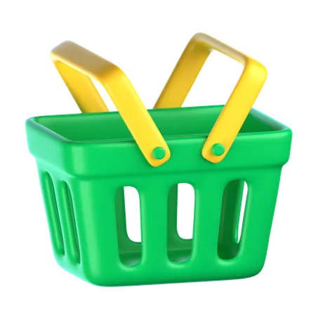 Shopping Basket  3D Icon