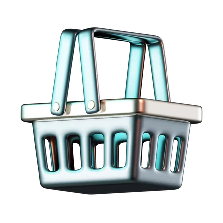 Shopping Basket  3D Icon