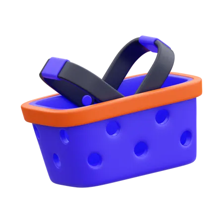 Shopping Basket  3D Icon