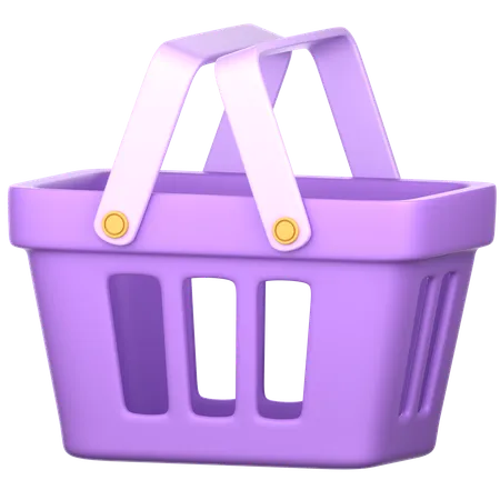 Shopping Basket  3D Icon