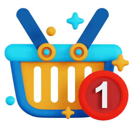 SHOPPING BASKET  3D Icon