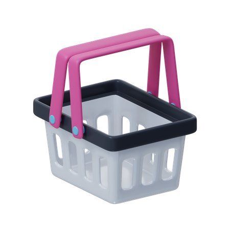 Shopping Basket  3D Icon