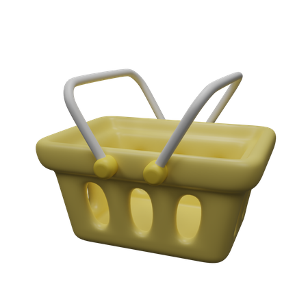 Shopping Basket  3D Icon