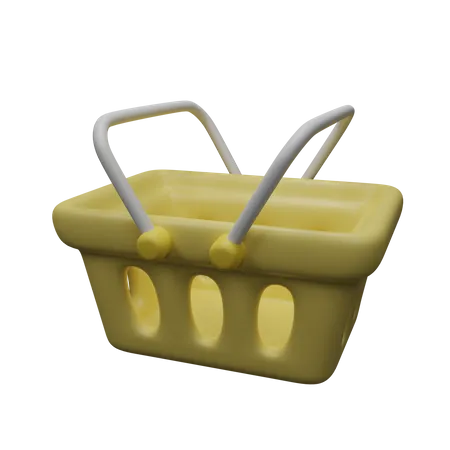 Shopping Basket  3D Icon