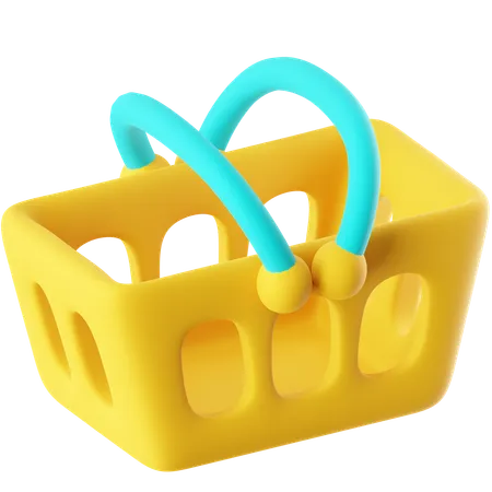 Shopping Basket  3D Icon