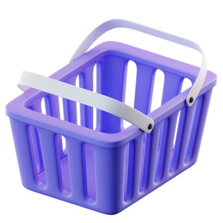 Shopping Basket  3D Icon