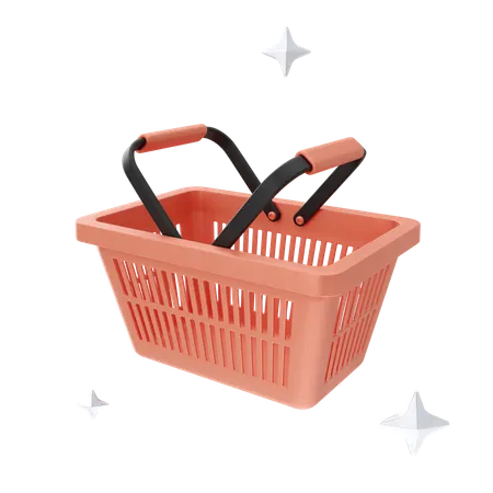 Shopping Basket  3D Icon