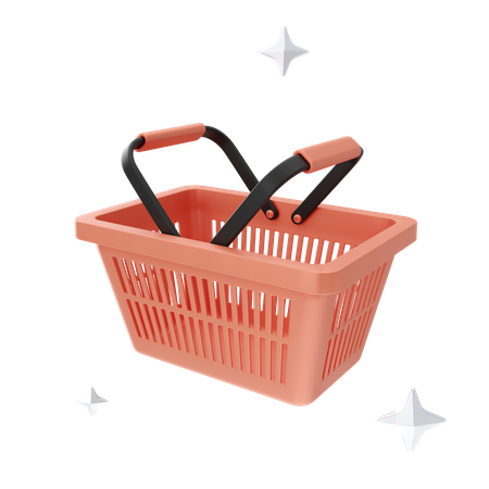 Shopping Basket  3D Icon