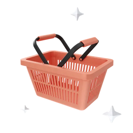 Shopping Basket  3D Icon