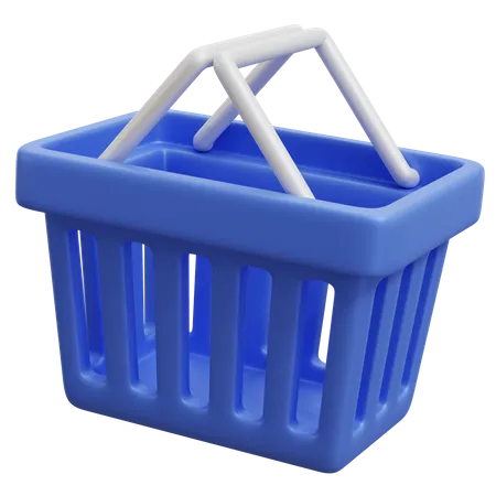 Shopping Basket  3D Icon