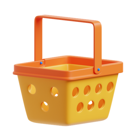 Shopping Basket  3D Icon