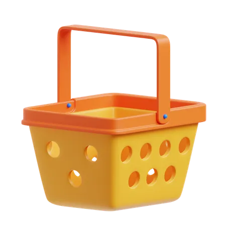 Shopping Basket  3D Icon