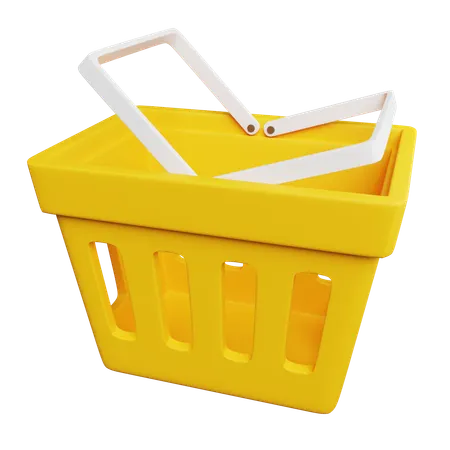 Shopping Basket  3D Icon